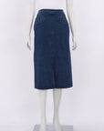 Scanlan Theodore Denim Midi Skirt Size 6