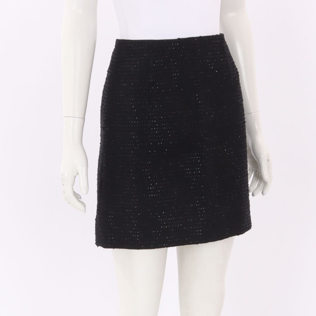 Scanlan Theodore Tailored Sequin Mini Skirt Size 6