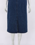 Scanlan Theodore Denim Midi Skirt Size 6