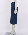Scanlan Theodore Denim Midi Skirt Size 6