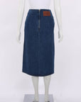 Scanlan Theodore Denim Midi Skirt Size 6