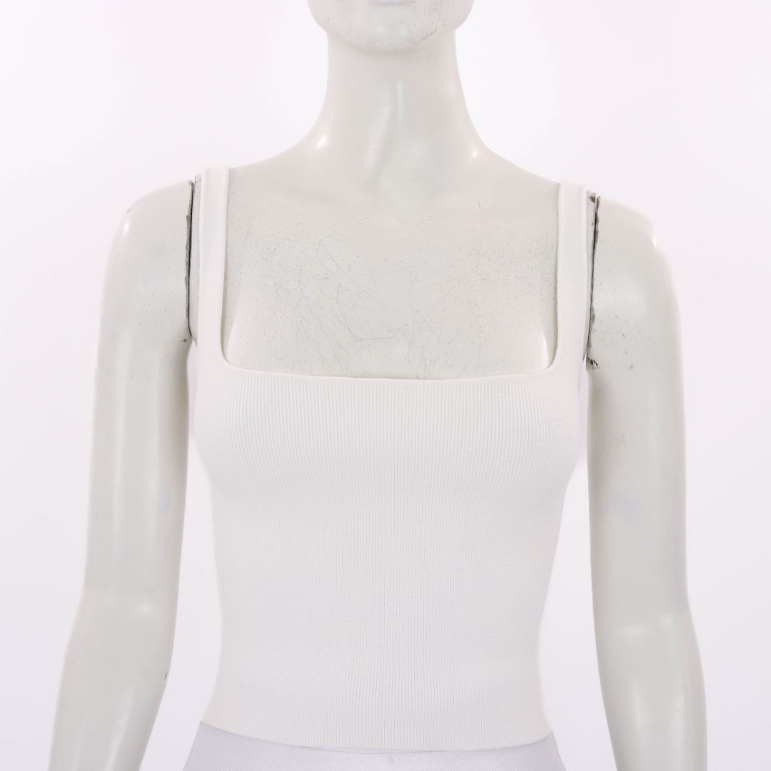 Scanlan Theodore Square Neck Crepe Knit Camisole Size XS