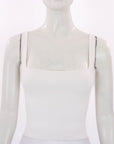 Scanlan Theodore Square Neck Crepe Knit Camisole Size XS