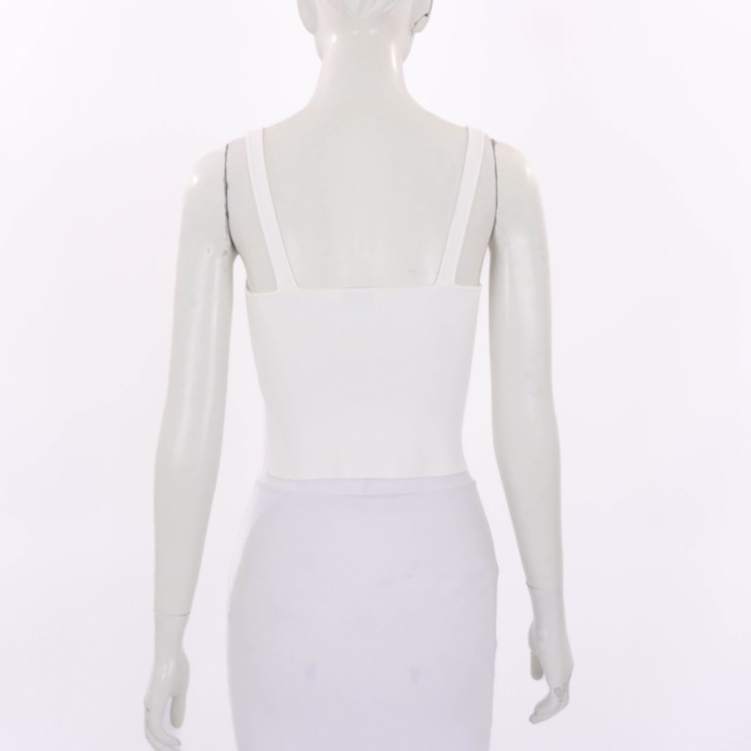Scanlan Theodore Square Neck Crepe Knit Camisole Size XS