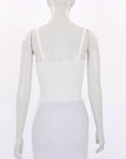 Scanlan Theodore Square Neck Crepe Knit Camisole Size XS