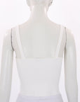 Scanlan Theodore Square Neck Crepe Knit Camisole Size XS