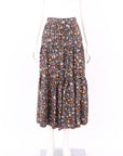 Husk Silk Floral Skirt Size 12