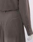 Scanlan Theodore Silk Tie Front Top and Wide Leg Pant Set Size 6