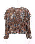 Ulla Johnson 'Amina' Silk Blouse Size US 8 | AU 12