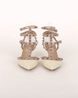 Valentino Patent Leather Rockstud Caged Heels Size 35