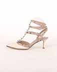 Valentino Patent Leather Rockstud Caged Heels Size 35
