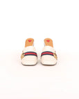 Gucci Peyton GG Pearl Studded Mules Size 39.5