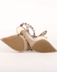Valentino Patent Leather Rockstud Caged Heels Size 35