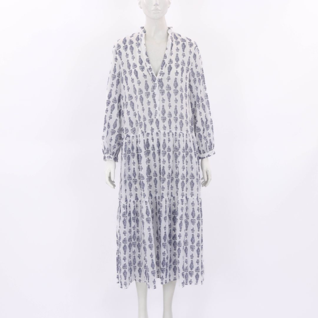 Scanlan Theodore Cotton Maxi Dress Size 10