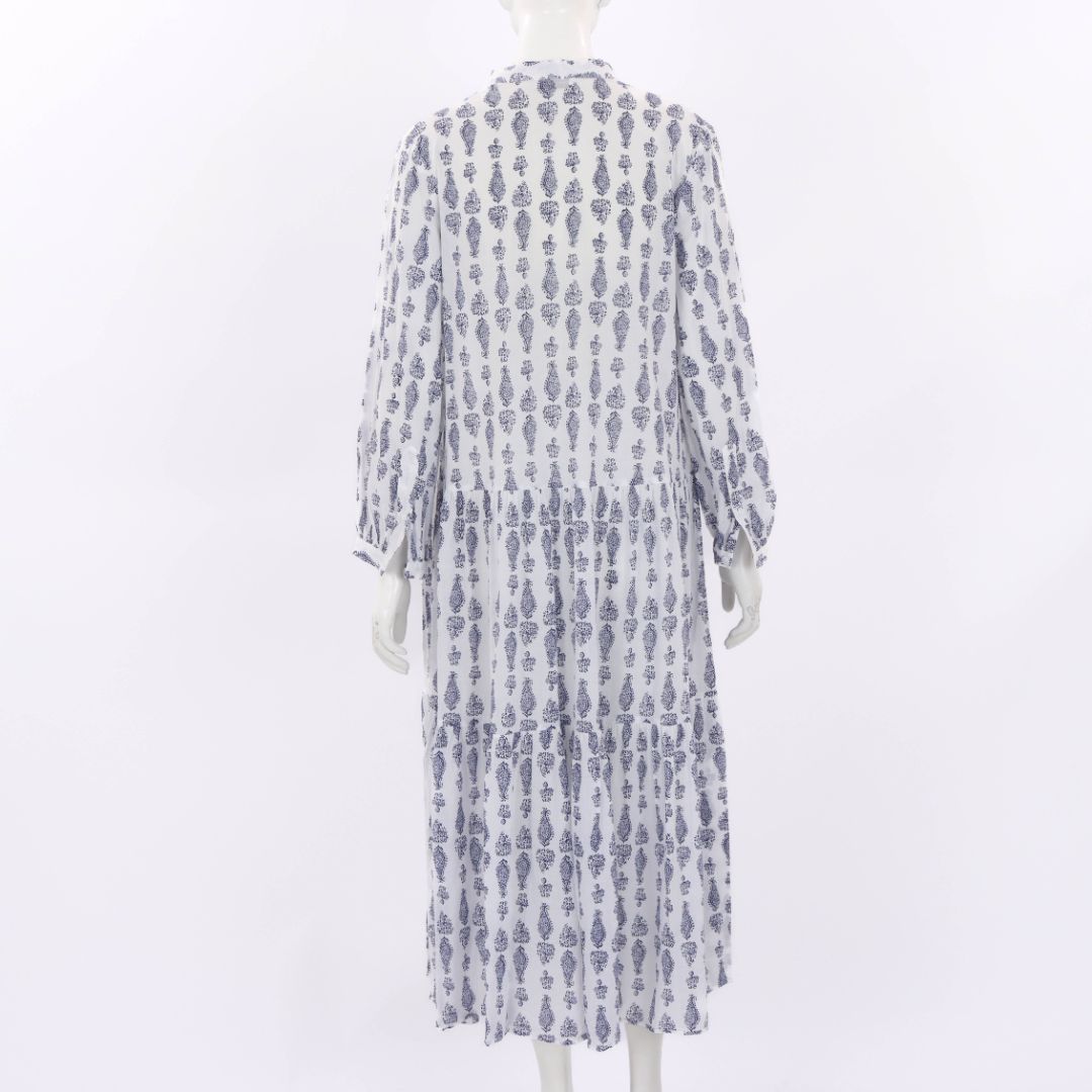Scanlan Theodore Cotton Maxi Dress Size 10