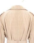 Scanlan Theodore Checked Light Trench Coat Size Small