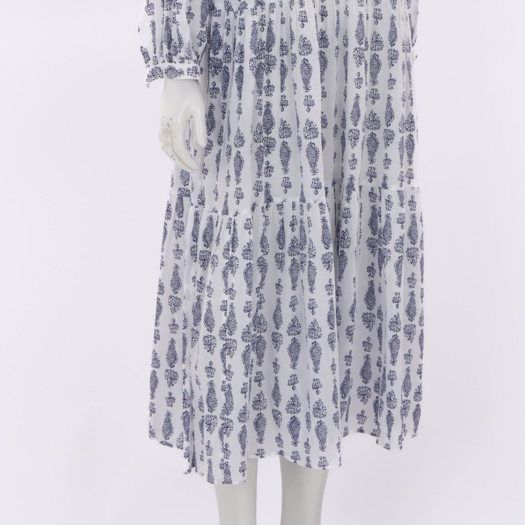 Scanlan Theodore Cotton Maxi Dress Size 10