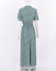 Loretta Caponi Floral Midi Dress Size Medium