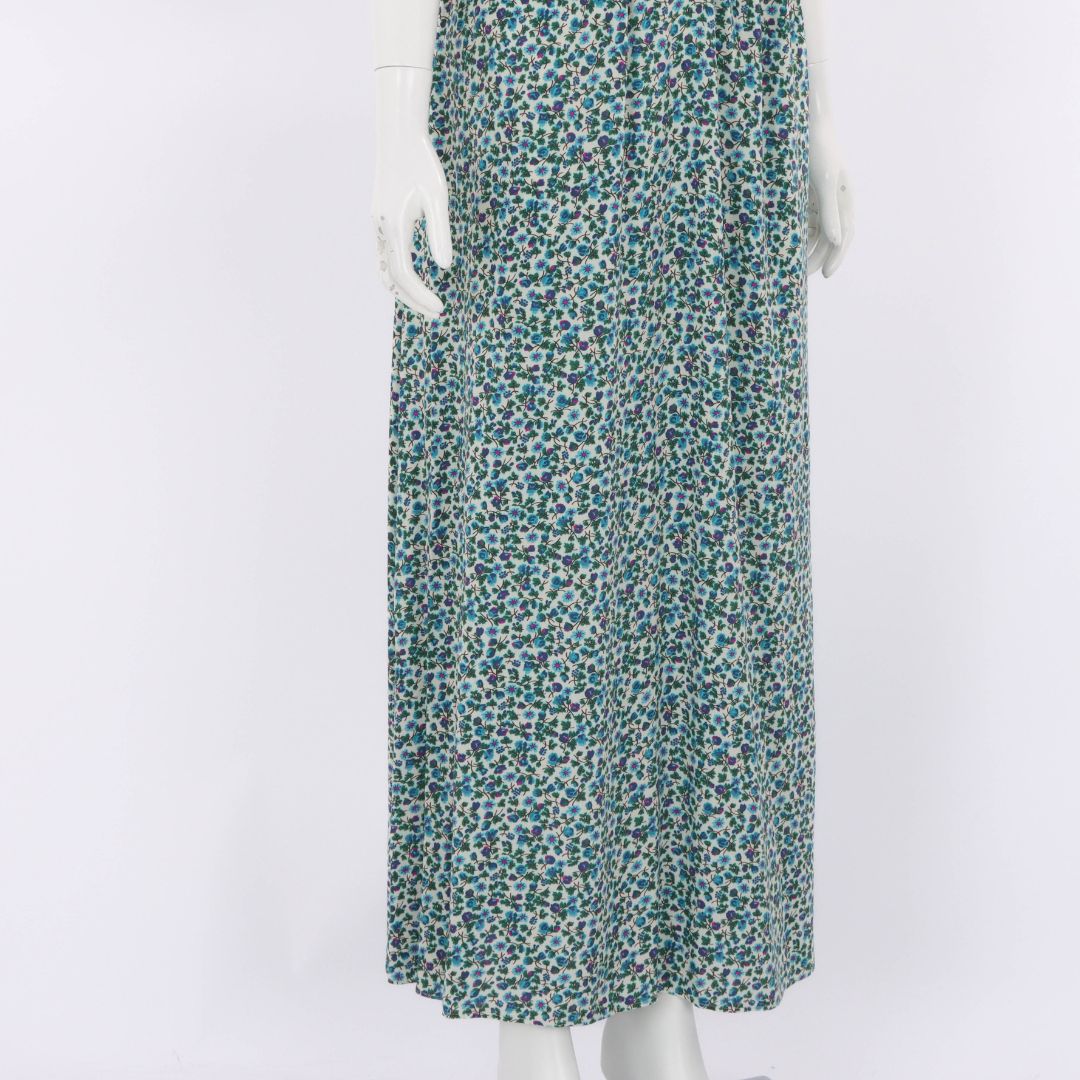 Loretta Caponi Floral Midi Dress Size Medium