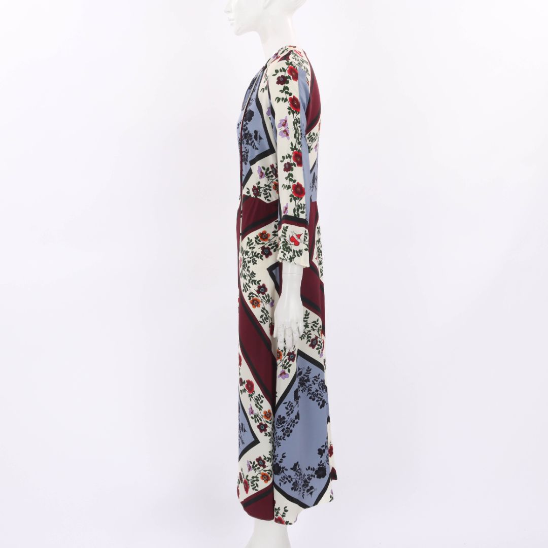 Sandro Printed Silk Dress Size 3