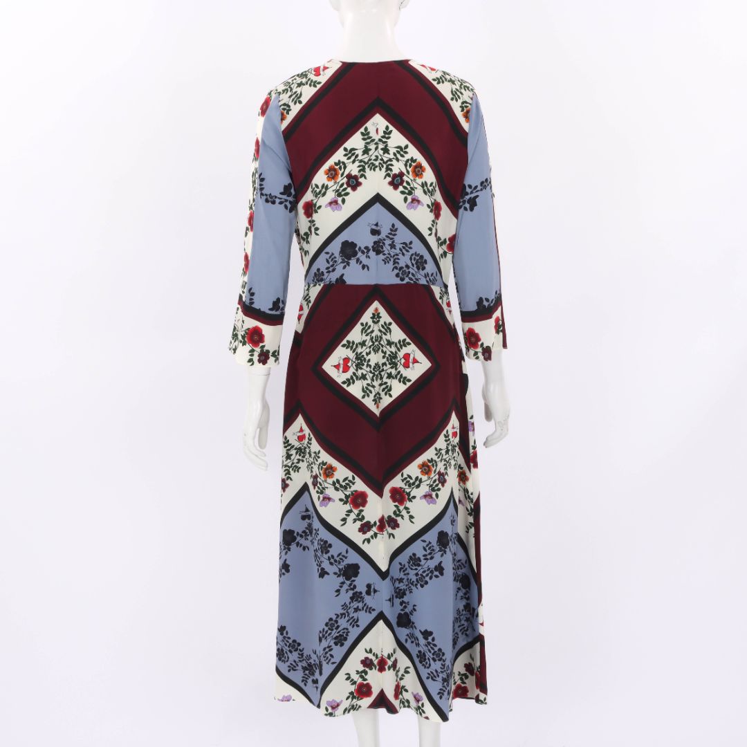 Sandro Printed Silk Dress Size 3