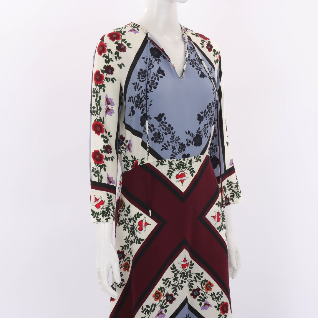 Sandro Printed Silk Dress Size 3
