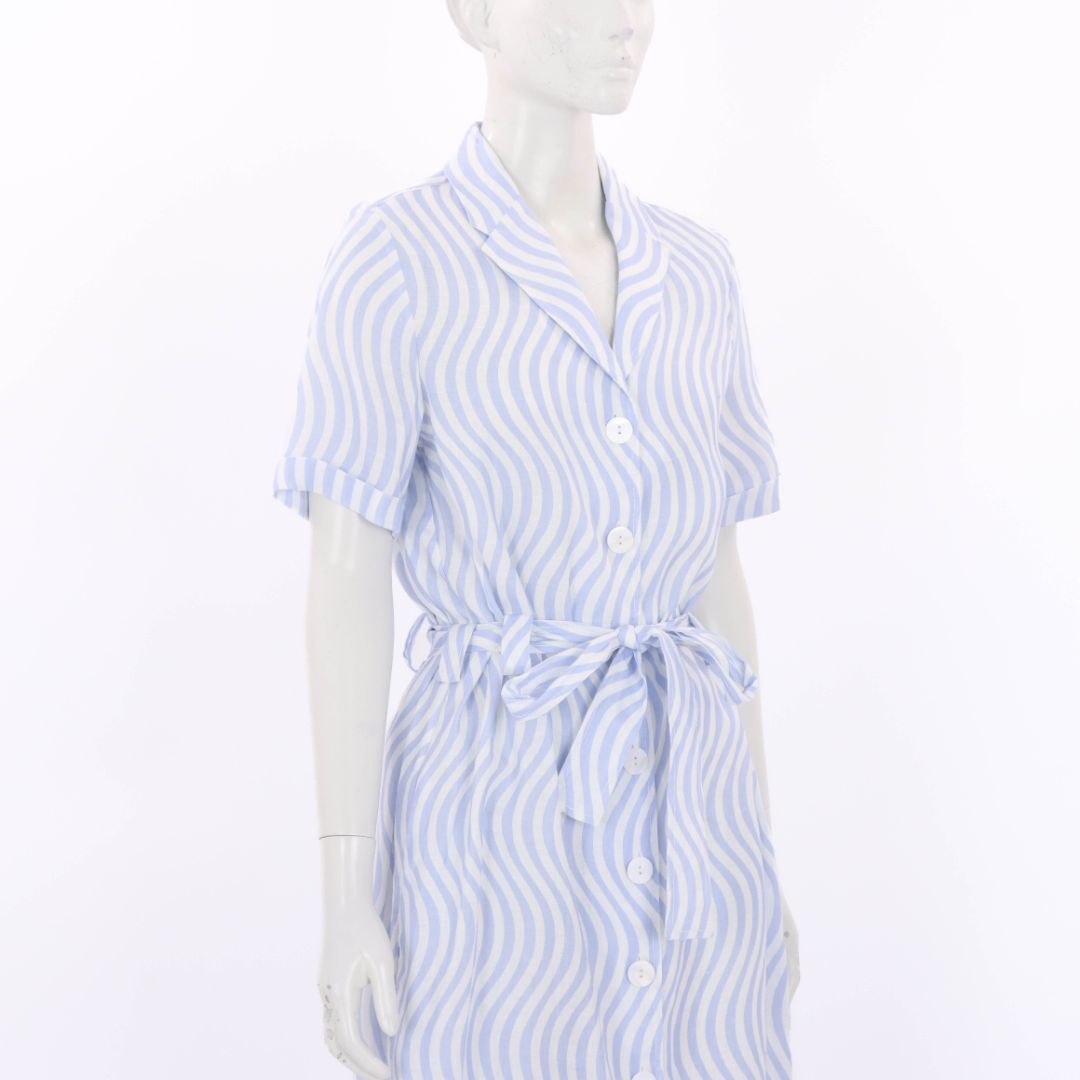 Ephemera Safari Linen Dress Size 40 | AU 12