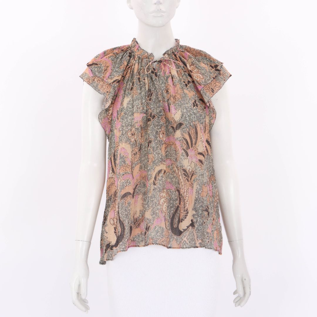 Ulla Johnson Ida Lurex Top Size US 8 | AU 12