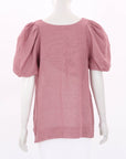 The Flatiron Label Linen Puff Sleeve Top Size 2