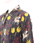 Anna Thomas Silk Print Shirt Size 12