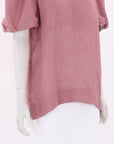 The Flatiron Label Linen Puff Sleeve Top Size 2