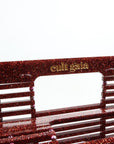 Cult Gaia Acrylic Arc Glitter Bag