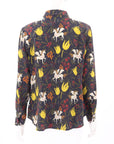 Anna Thomas Silk Print Shirt Size 12