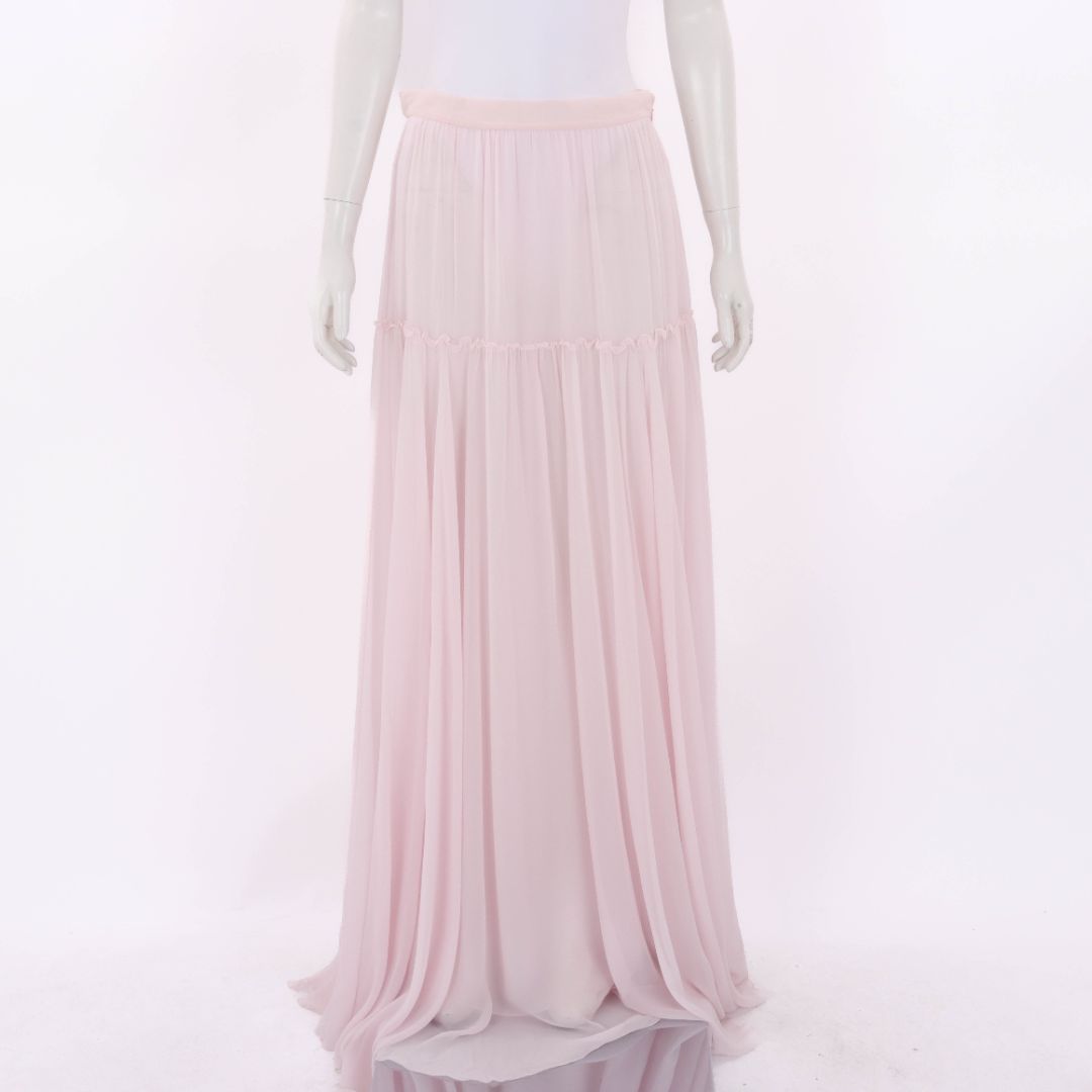 Giambattista Valli Silk Maxi Skirt Size IT 44 | AU 12