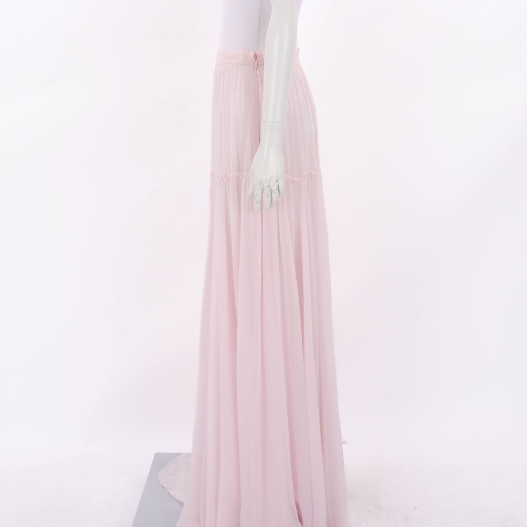 Giambattista Valli Silk Maxi Skirt Size IT 44 | AU 12