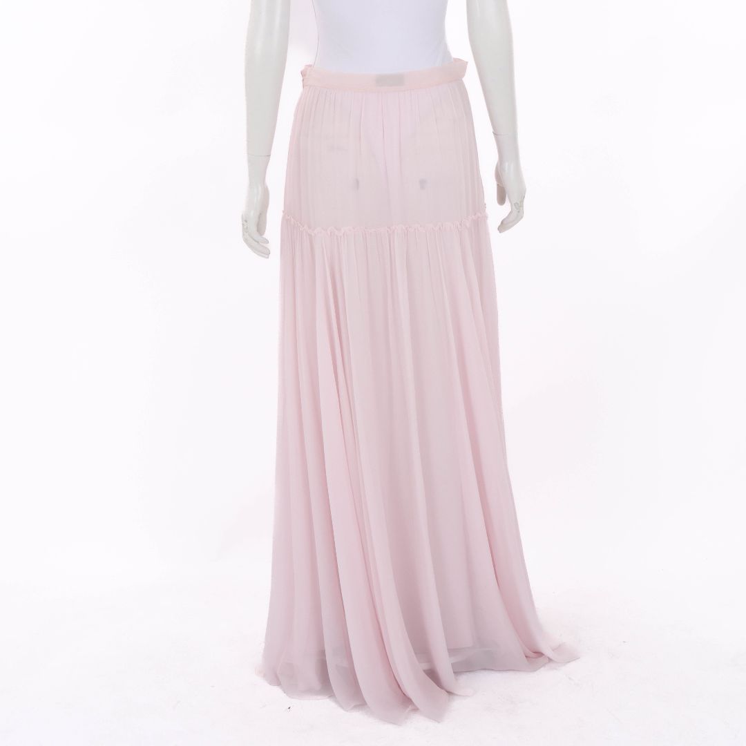 Giambattista Valli Silk Maxi Skirt Size IT 44 | AU 12