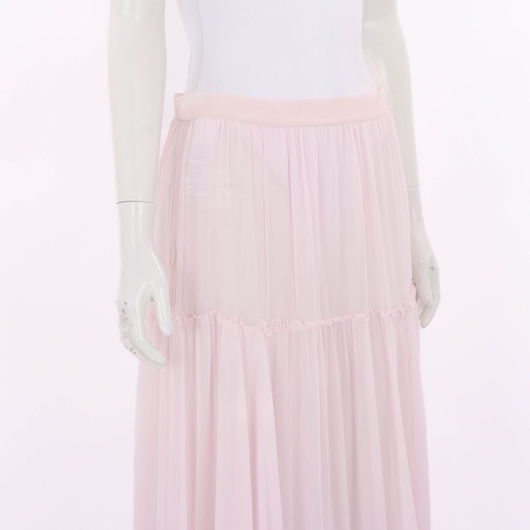 Giambattista Valli Silk Maxi Skirt Size IT 44 | AU 12