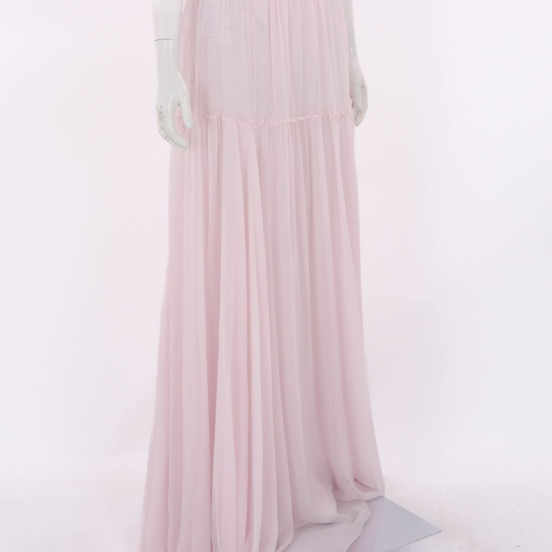 Giambattista Valli Silk Maxi Skirt Size IT 44 | AU 12