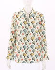 Anna Thomas Silk Print Shirt Size 12