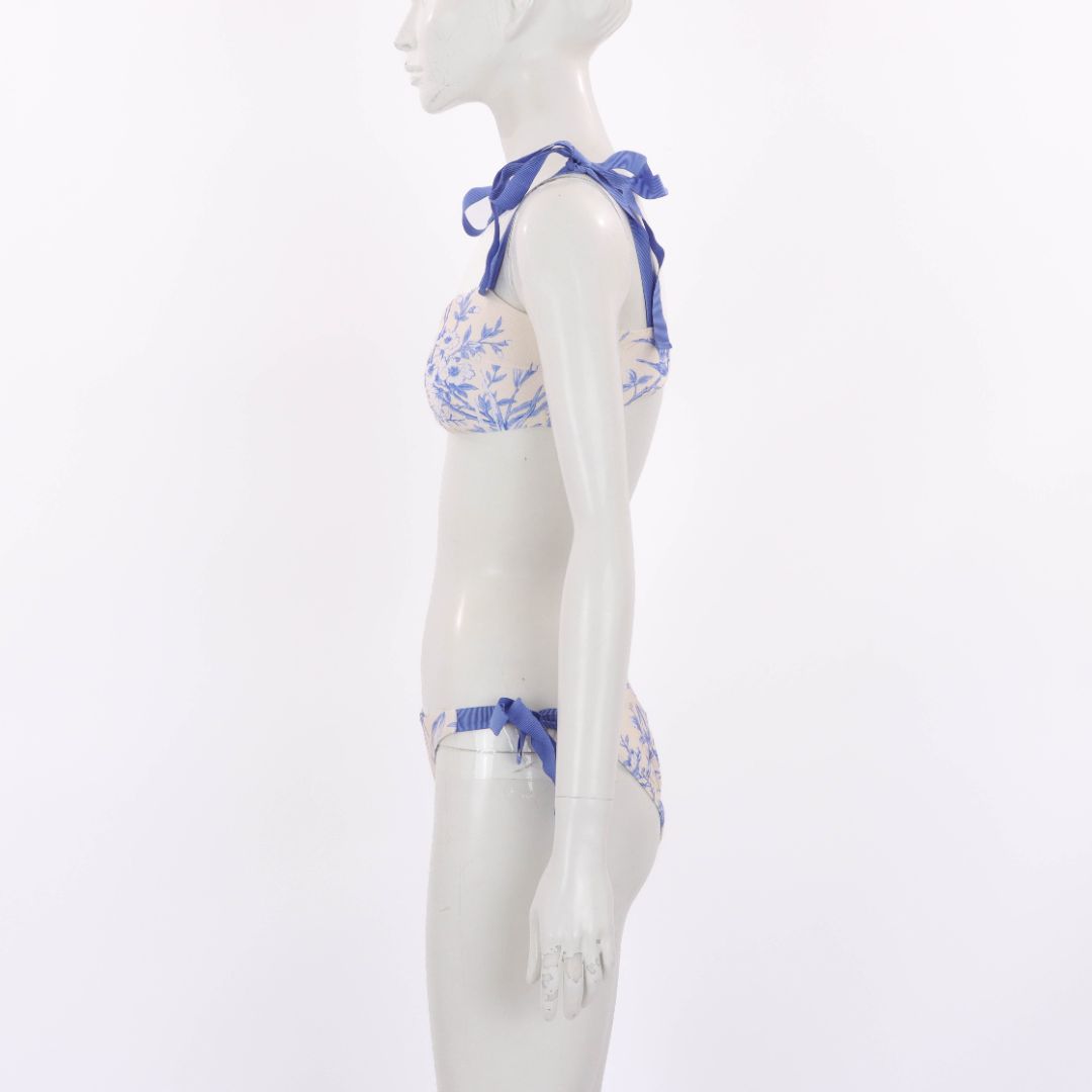 Zimmermann 'Verity' Tie Bandeau Bikini Set Size 2