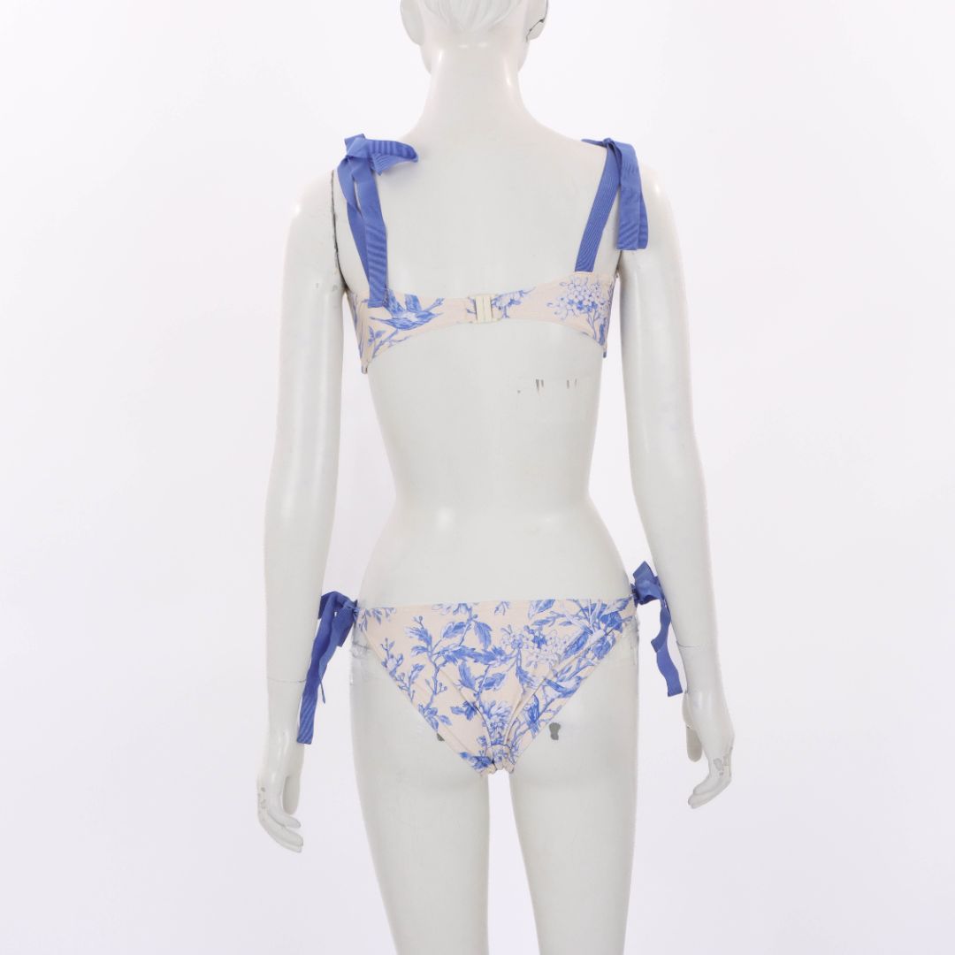 Zimmermann 'Verity' Tie Bandeau Bikini Set Size 2