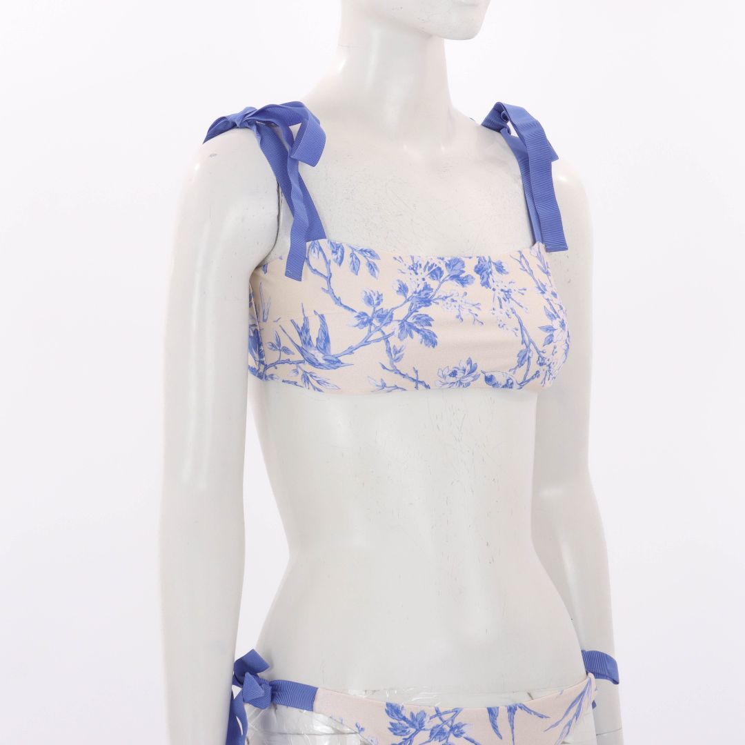 Zimmermann 'Verity' Tie Bandeau Bikini Set Size 2