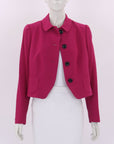 Anna Thomas Wool Blend Textured Jacket Size 12