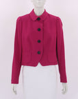 Anna Thomas Wool Blend Textured Jacket Size 12