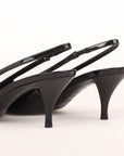 Saint Laurent Patent Tom Slingback Pumps Size 38