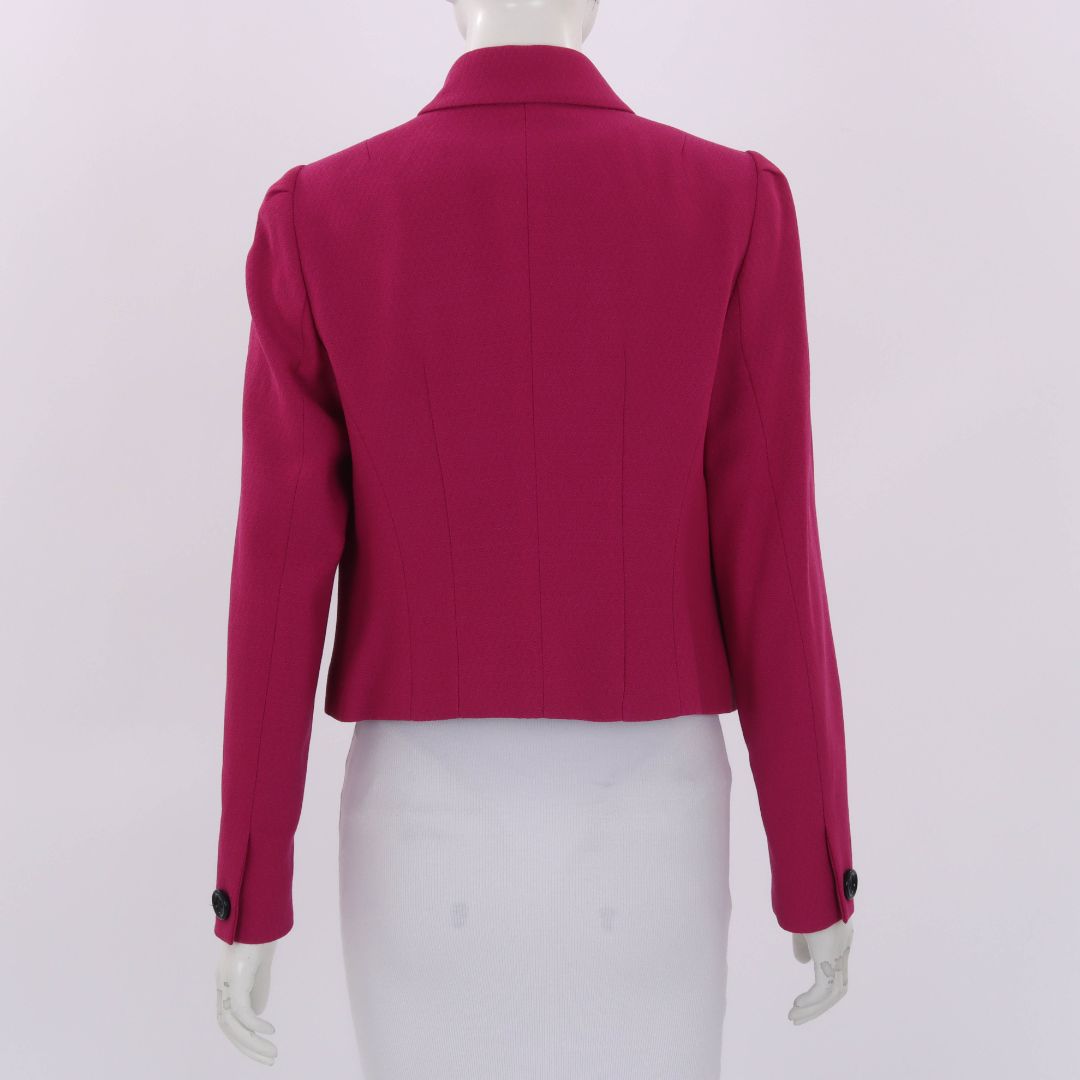Anna Thomas Wool Blend Textured Jacket Size 12