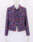 Anna Thomas Floral Textured Jacket Size 14