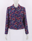 Anna Thomas Floral Textured Jacket Size 14
