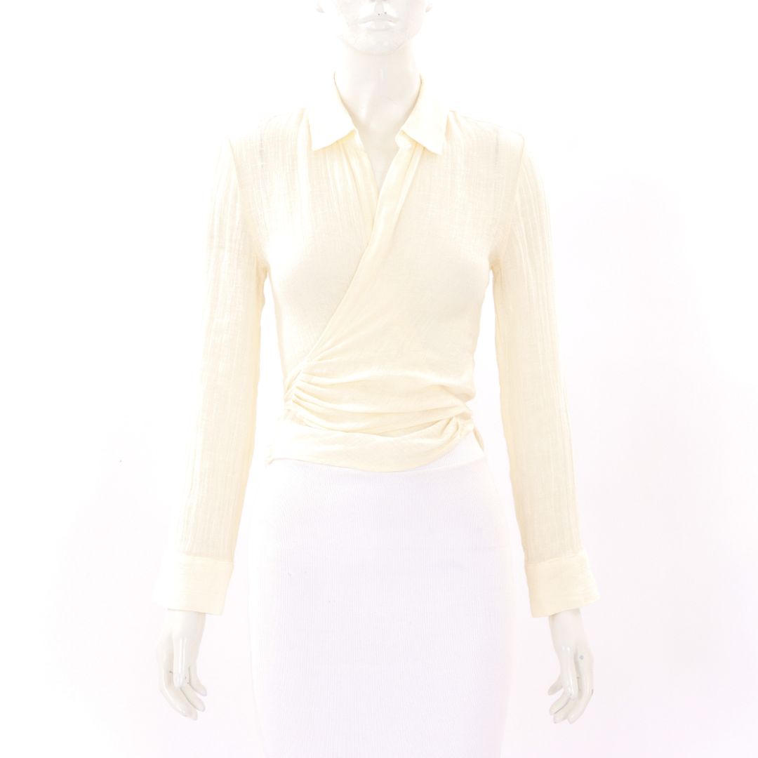 Mes Demoiselles Rudside Linen Top Size FR 34 | AU 6
