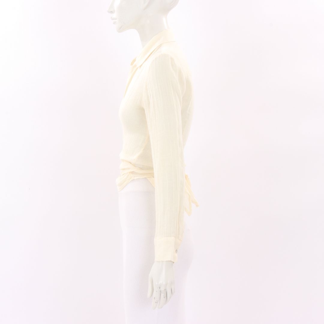 Mes Demoiselles Rudside Linen Top Size FR 34 | AU 6